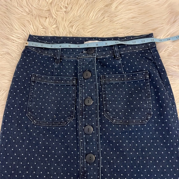 DownEast | Denim | Polka dot | Midi skirt - Picture 7 of 13